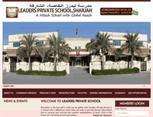Tablet Screenshot of leadersprivateschool.com